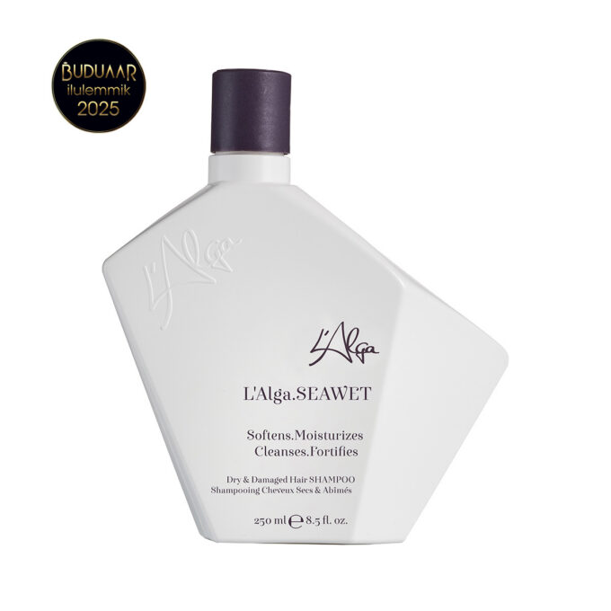 L’ALGA SEAWET MITRINOŠAIS ŠAMPŪNS Atjaunojošs SEAWET šampūns sausiem, krāsotiem un bojātiem vai raupjiem matiem. Atjauno mitrumu, palielina mīkstumu, stiprina katru matu un sniedz enerģiju gan galvas ādai, gan matiem.