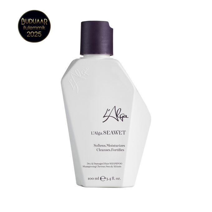 L’ALGA SEAWET MITRINOŠAIS ŠAMPŪNS Atjaunojošs SEAWET šampūns sausiem, krāsotiem un bojātiem vai raupjiem matiem. Atjauno mitrumu, palielina mīkstumu, stiprina katru matu un sniedz enerģiju gan galvas ādai, gan matiem.