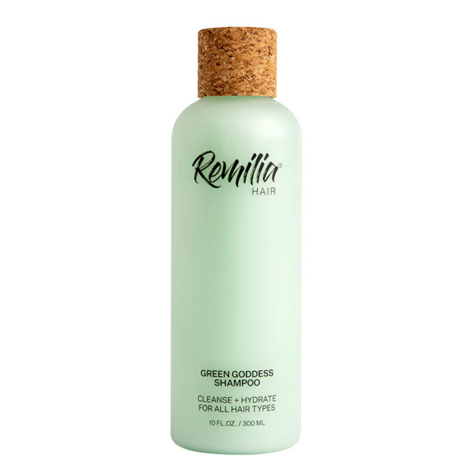 Remilia Green Goddess Shampoo Õrn, rosmariiniõliga rikastatud šampoon on loodud kõikidele juuksetüüpidele ning eemaldab peanahale kogunenud tootejäägid ja mustuse, soodustab juuste kasvu ning jätab juuksed vastupandamatult siidiseks.